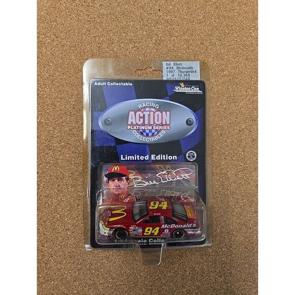 RACING ACTION PLATINUM SERIES #94 BILL ELLIOTT NASCAR Ford MCDONALDS CAR 1997 - Picture 1 of 4